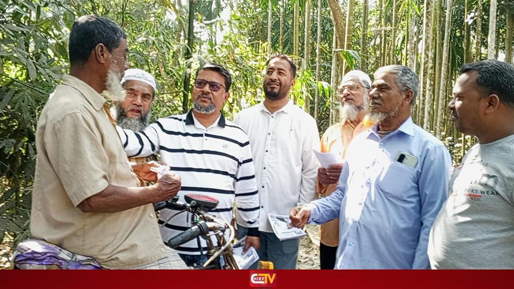 ধানের শীষের পক্ষে বাখরপুর ৩ নম্বর ওয়ার্ডে গণসংযোগ ও লিফলেট বিতরণ - Chief TV