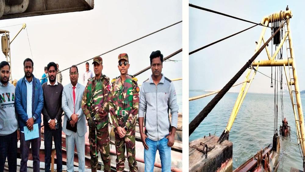 কাজিপুরে যমুনার সাড়ে তিন কিলোমিটার নৌপথে ক্যাপিটাল ড্রেজিং শুরু - Chief TV