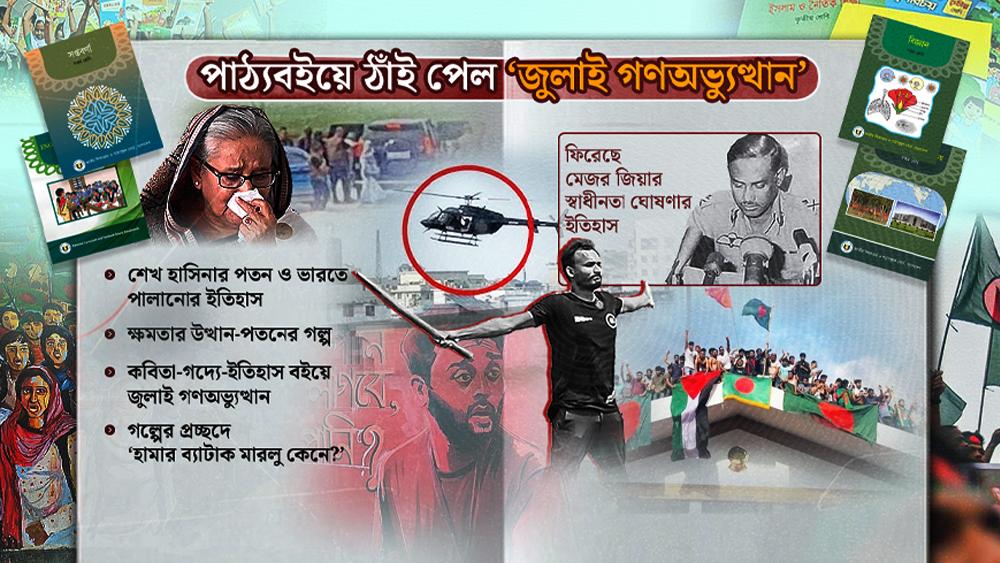 মাধ্যমিকের বইয়ে যুক্ত হয়েছে হাসিনার পালানো ও হেলিকপ্টার থেকে গুলি - Chief TV